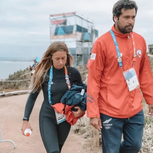 Estela López y Gerald